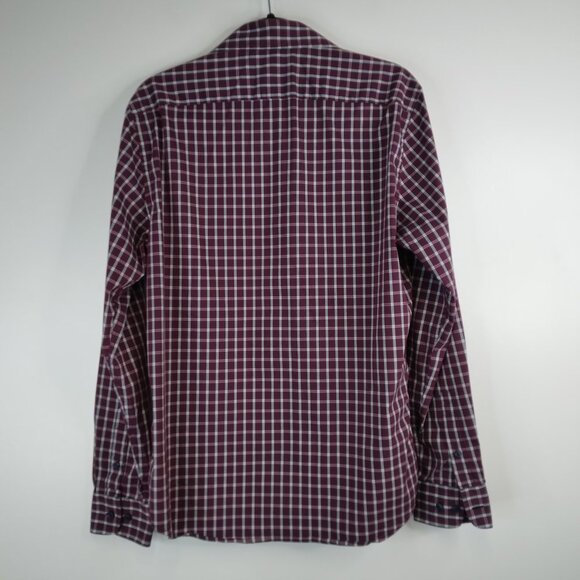 Lucky Brand Men's Tailored Fit Long Sleeve Plaid Button Down Shirt Size M - Picture 6 of 11